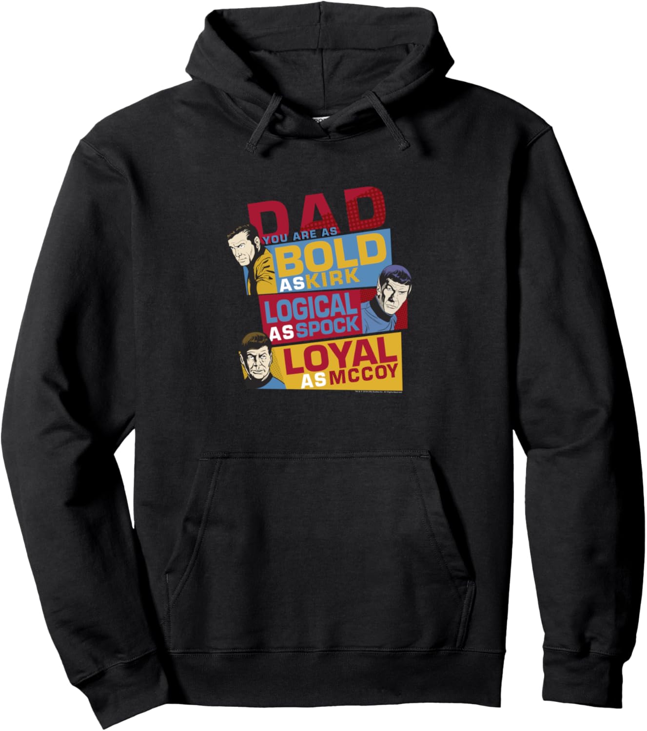 Худи Star Trek Original Series Dad You Are Bold, черный
Худи Star Trek Original Series Dad You Are Bold, черный