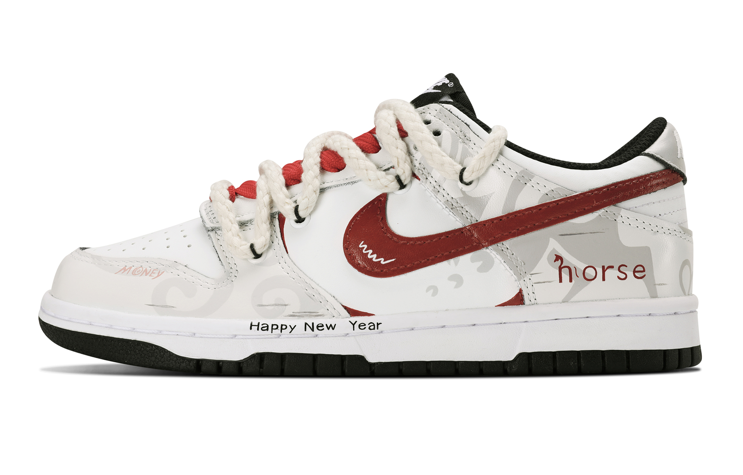 Nike Кроссовки для скейтбординга Dunk Year Of The Horse Greetings Low top для детей и подростков, бежево-красные
Nike Кроссовки для скейтбординга Dunk Year Of The Horse Greetings Low top для детей и подростков, бежево-красные