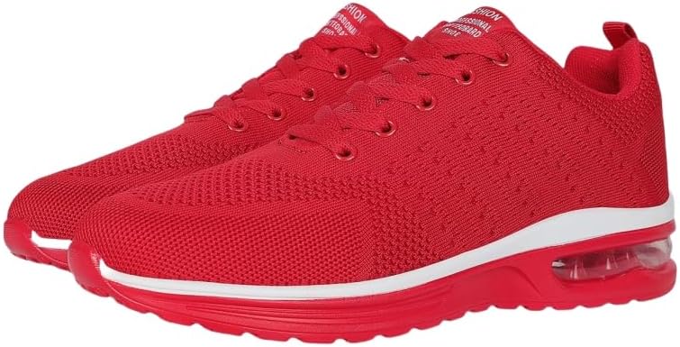 Мужские спортивные кроссовки большого размера однотонные на шнуровке - дышащий верх, нескользящая резиновая подошва, стелька с амортизирующей EVA для всех сезонов на открытом воздухе Hoalox, красный
Мужские спортивные кроссовки большого размера однотонные на шнуровке - дышащий верх, нескользящая резиновая подошва, стелька с амортизирующей EVA для всех сезонов на открытом воздухе Hoalox, красный