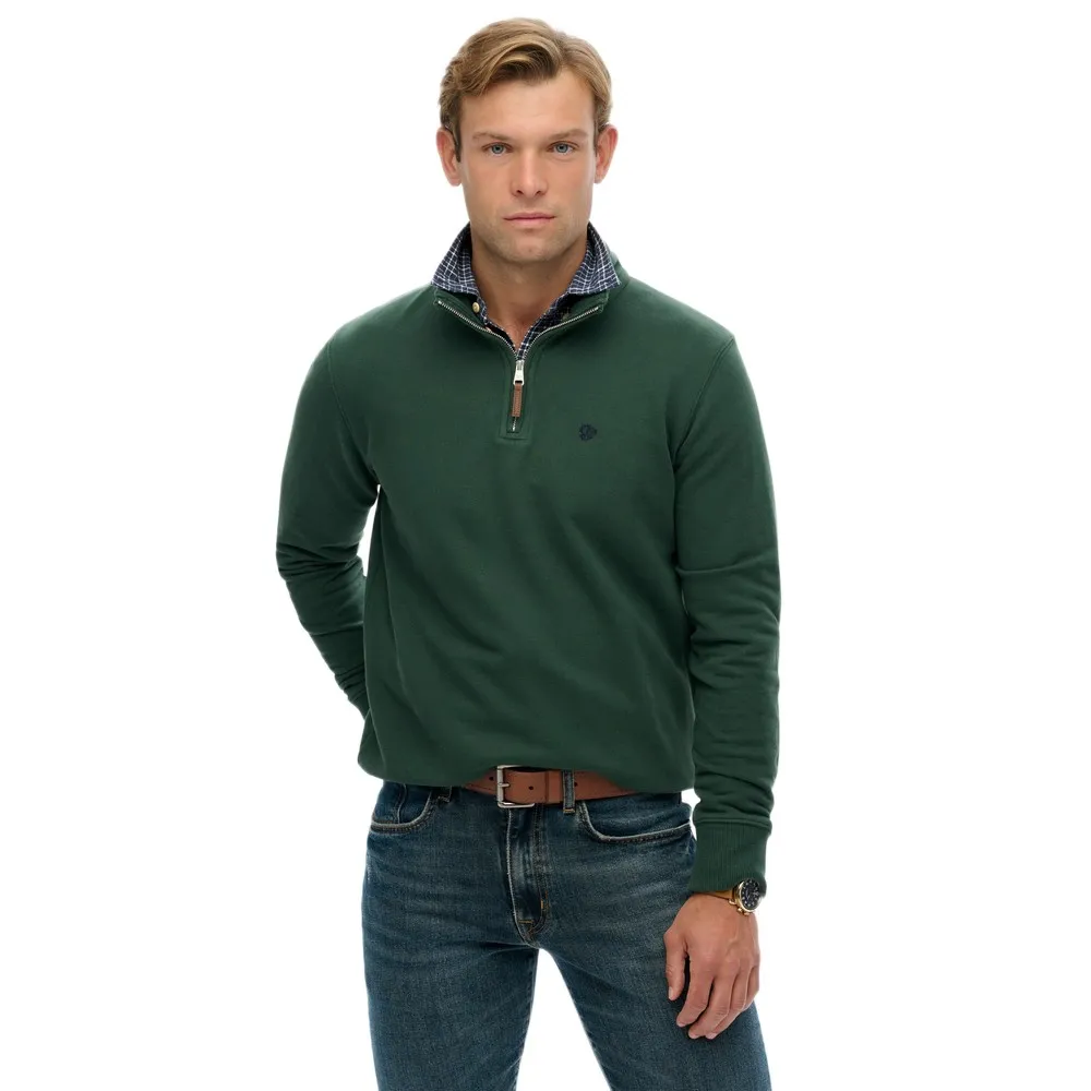 Свитер Superdry Preppy с половинной молнией, зеленый
Свитер Superdry Preppy с половинной молнией, зеленый