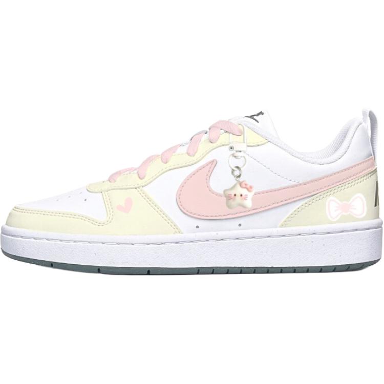 Nike Детские кроссовки для скейтбординга Court Borough Cream Kitten с антискользящим покрытием, износостойкие, розовые, для подростков
Nike Детские кроссовки для скейтбординга Court Borough Cream Kitten с антискользящим покрытием, износостойкие, розовые, для подростков