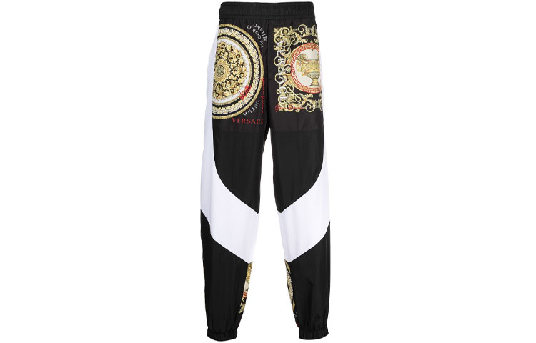 Брюки Barocco с мозаичным принтом VERSACE, черный
Брюки Barocco с мозаичным принтом VERSACE, черный
