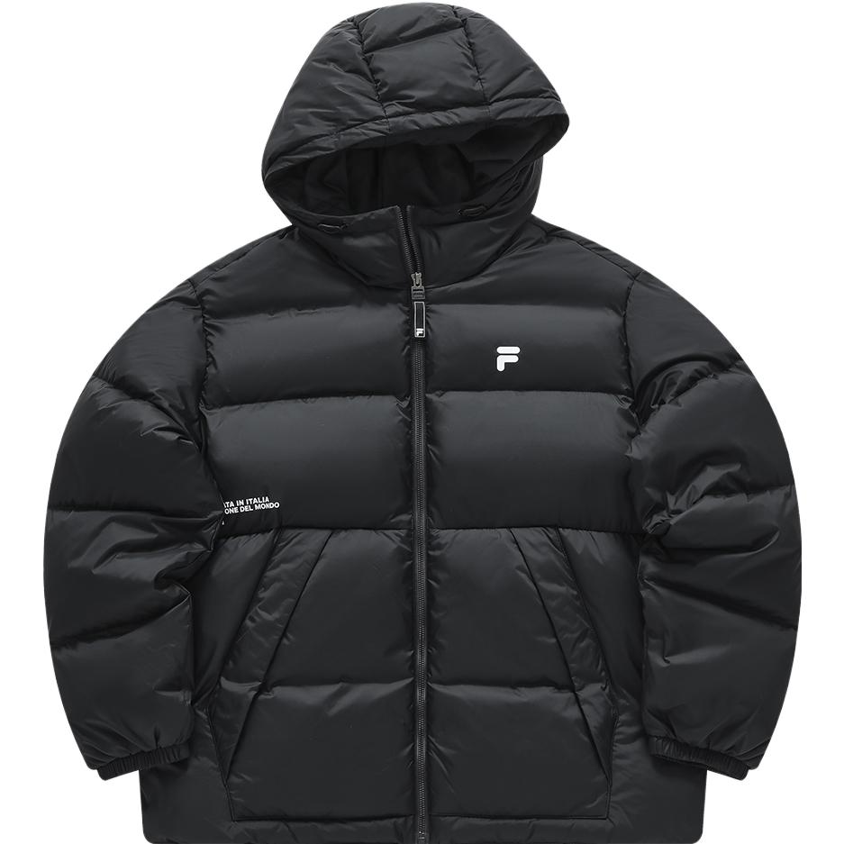 Пуховик мужской угольно-черный FILA FUSION
Пуховик мужской угольно-черный FILA FUSION