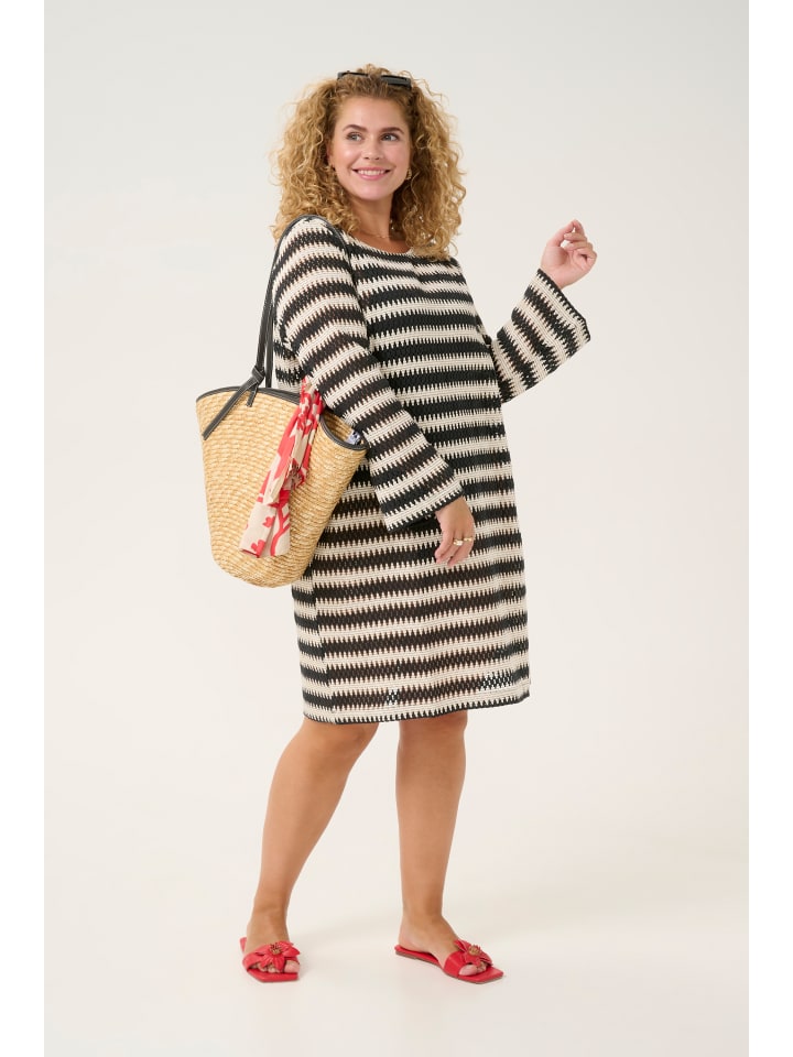 Платье KCmolina свободного кроя, черно-белое кружево в полоску KAFFE curve
Платье KCmolina свободного кроя, черно-белое кружево в полоску KAFFE curve