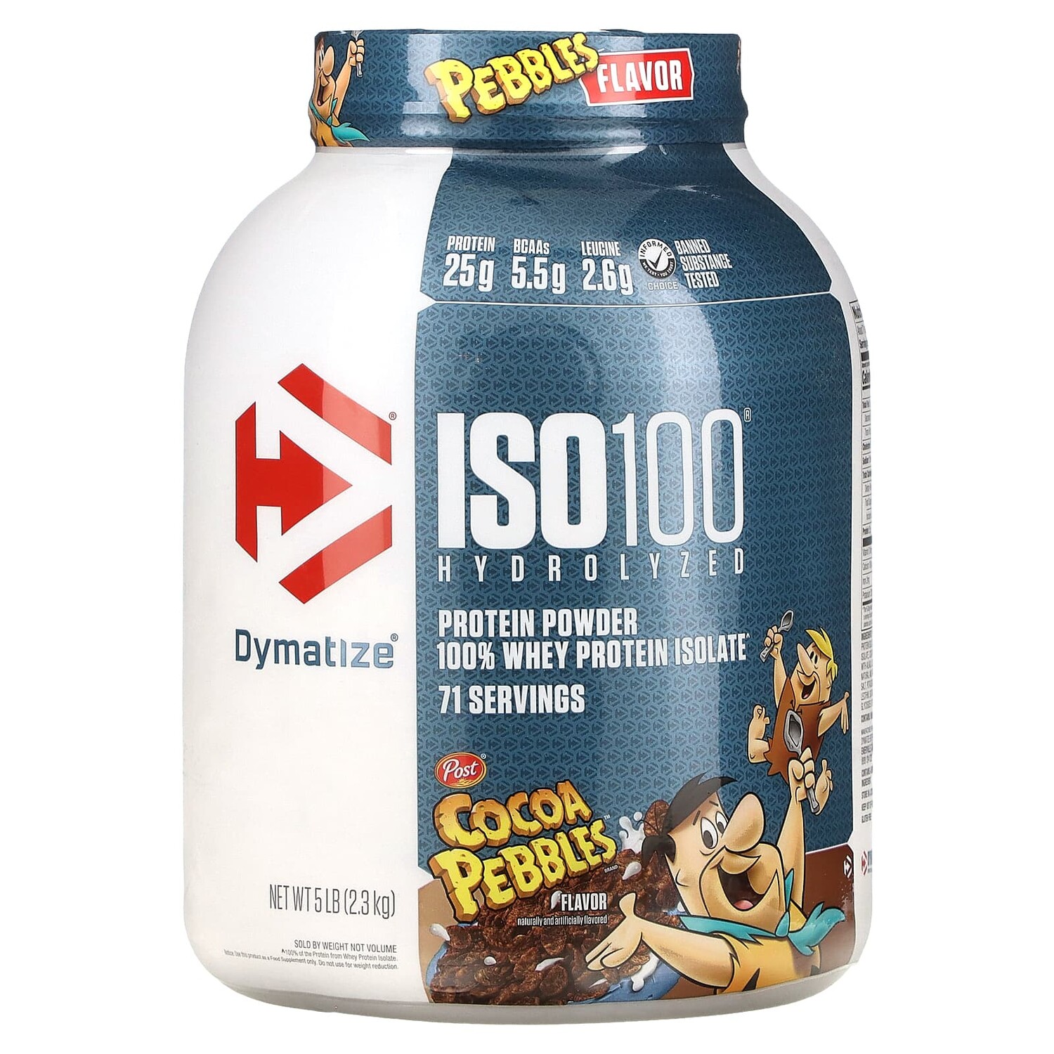 Dymatize Nutrition ISO100 Hydrolyzed 100% Whey Protein Isolate Cocoa Pebbles 5 lb (2.3 kg)
Dymatize Nutrition ISO100 Hydrolyzed 100% Whey Protein Isolate Cocoa Pebbles 5 lb (2.3 kg)
