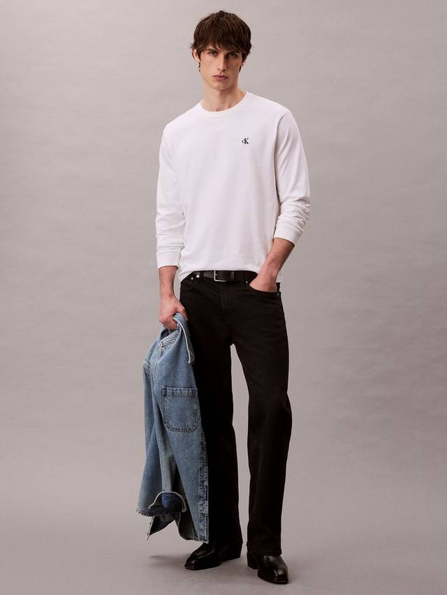 Футболка Relaxed Fit с длинным рукавом и монограммой из хлопка Calvin Klein
Футболка Relaxed Fit с длинным рукавом и монограммой из хлопка Calvin Klein