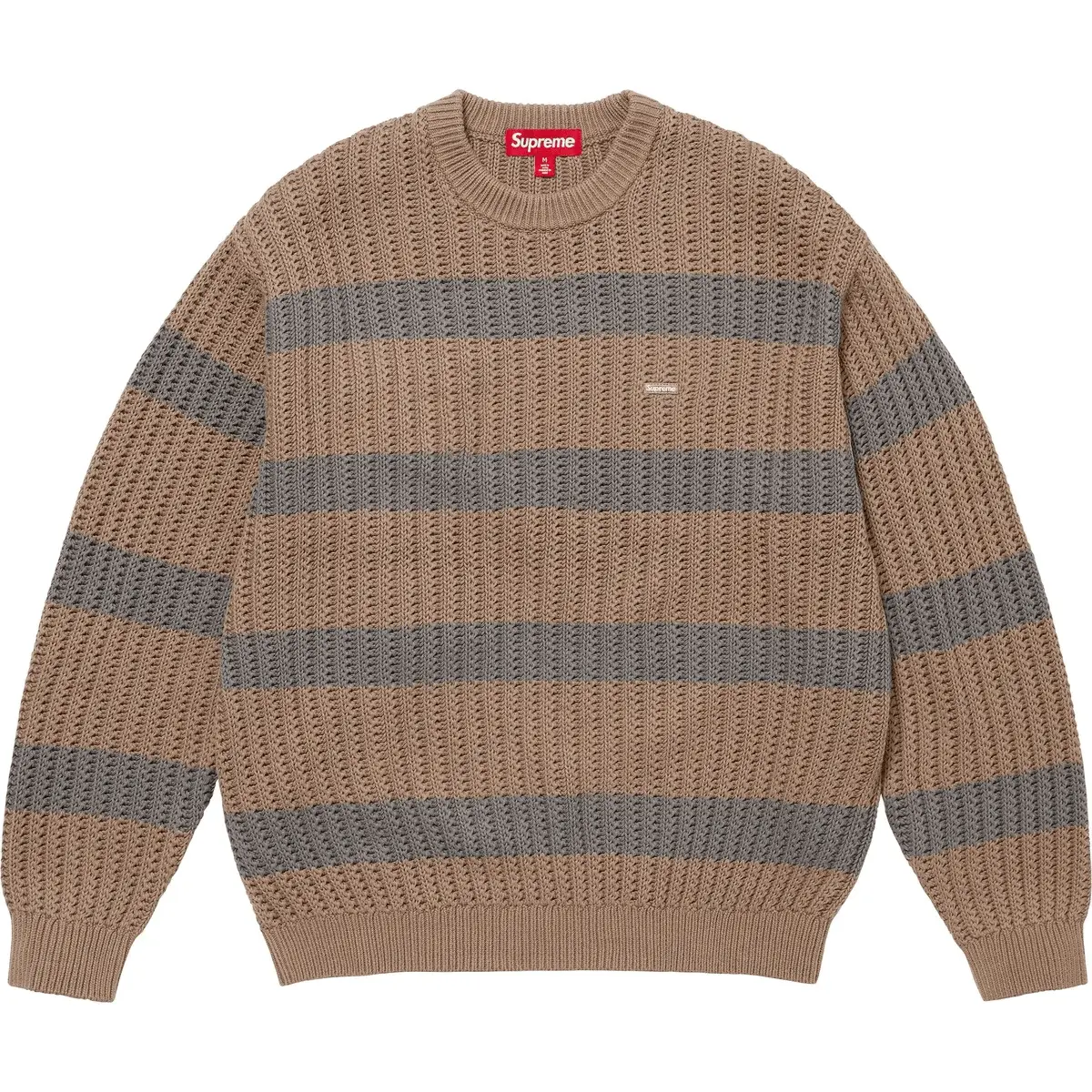 Свитер Loose Gauge Stripe Small Box Supreme, хаки
Свитер Loose Gauge Stripe Small Box Supreme, хаки