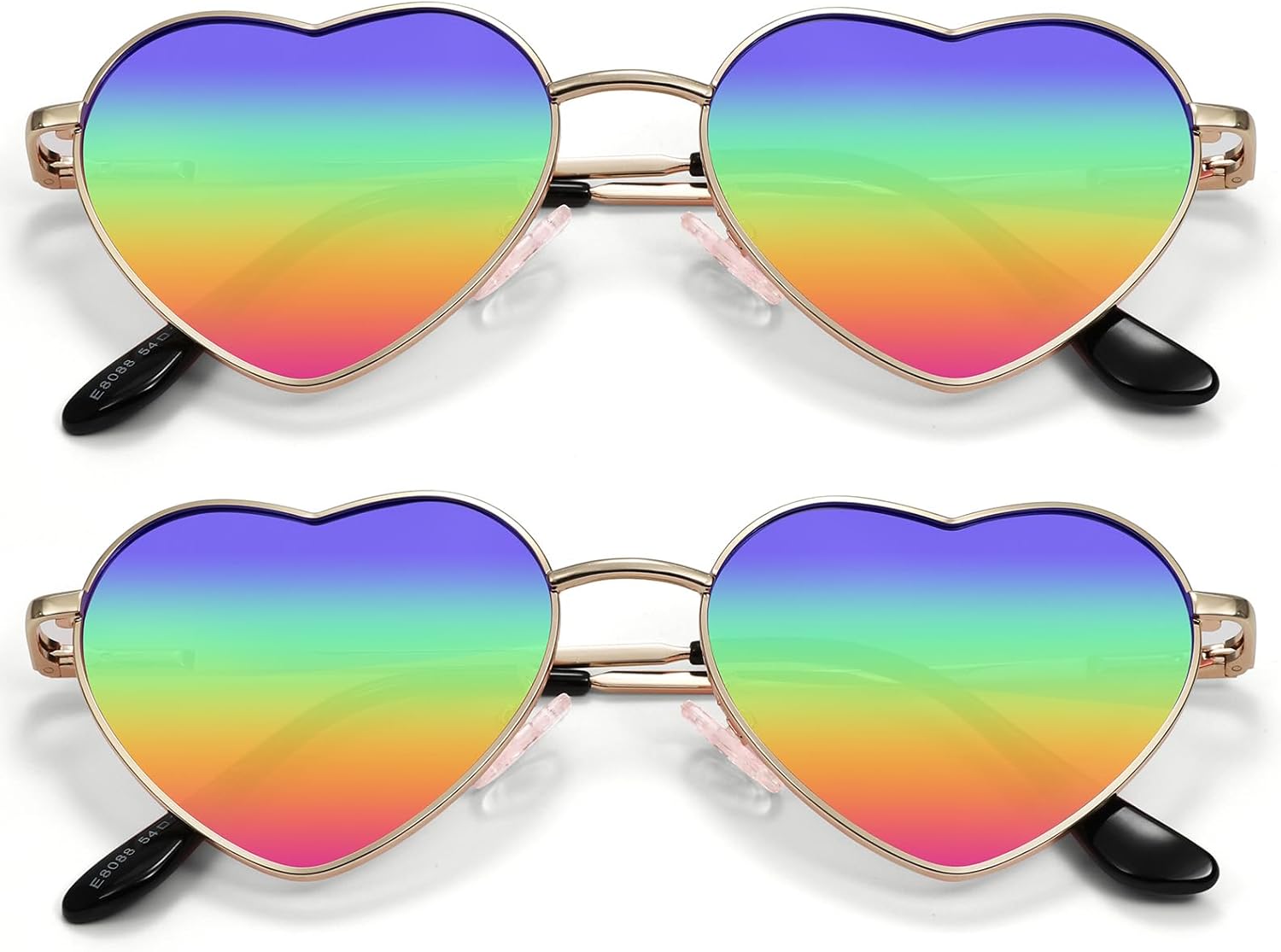 Поляризованные солнцезащитные очки Eiuizah в форме сердца для женщин и мужчин - милые, модные солнцезащитные очки с металлической оправой и линзами с защитой UV400, Rainbow/Rainbow
Поляризованные солнцезащитные очки Eiuizah в форме сердца для женщин и мужчин - милые, модные солнцезащитные очки с металлической оправой и линзами с защитой UV400, Rainbow/Rainbow