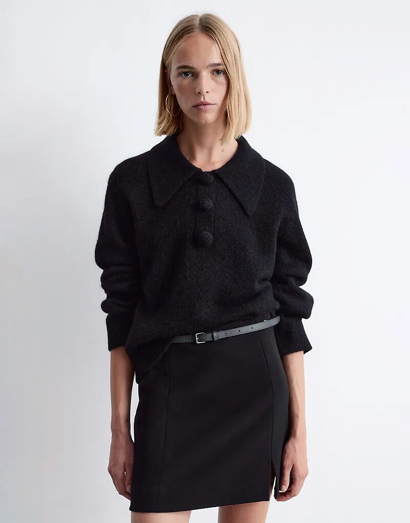 & Other Stories шерстяной альпака пушистый вязаный свитер с воротником черного цвета
& Other Stories шерстяной альпака пушистый вязаный свитер с воротником черного цвета