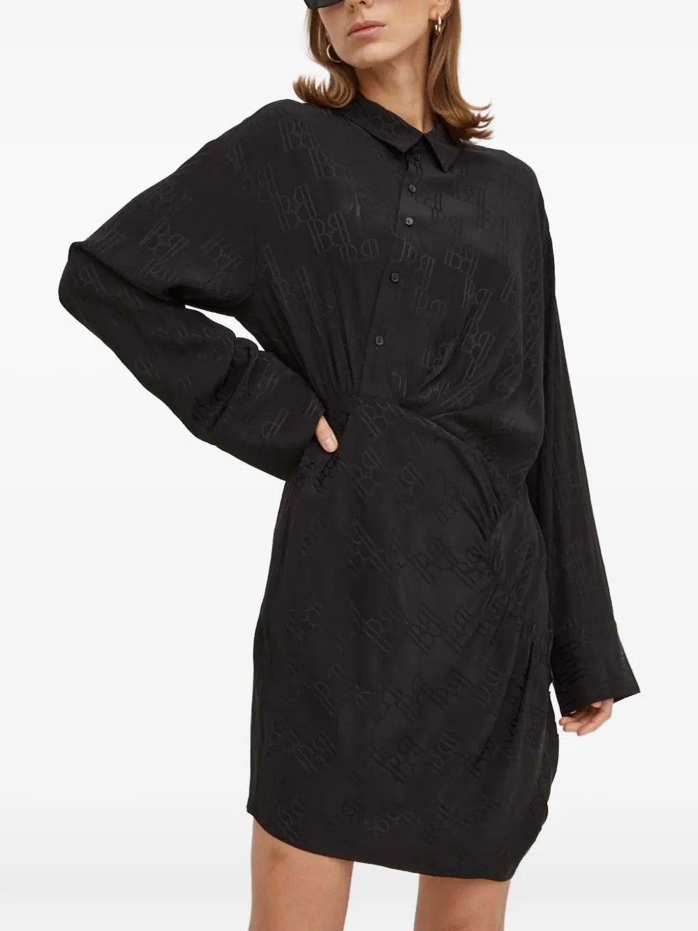 Платье мини с драпировкой Herskind, черный
Платье мини с драпировкой Herskind, черный