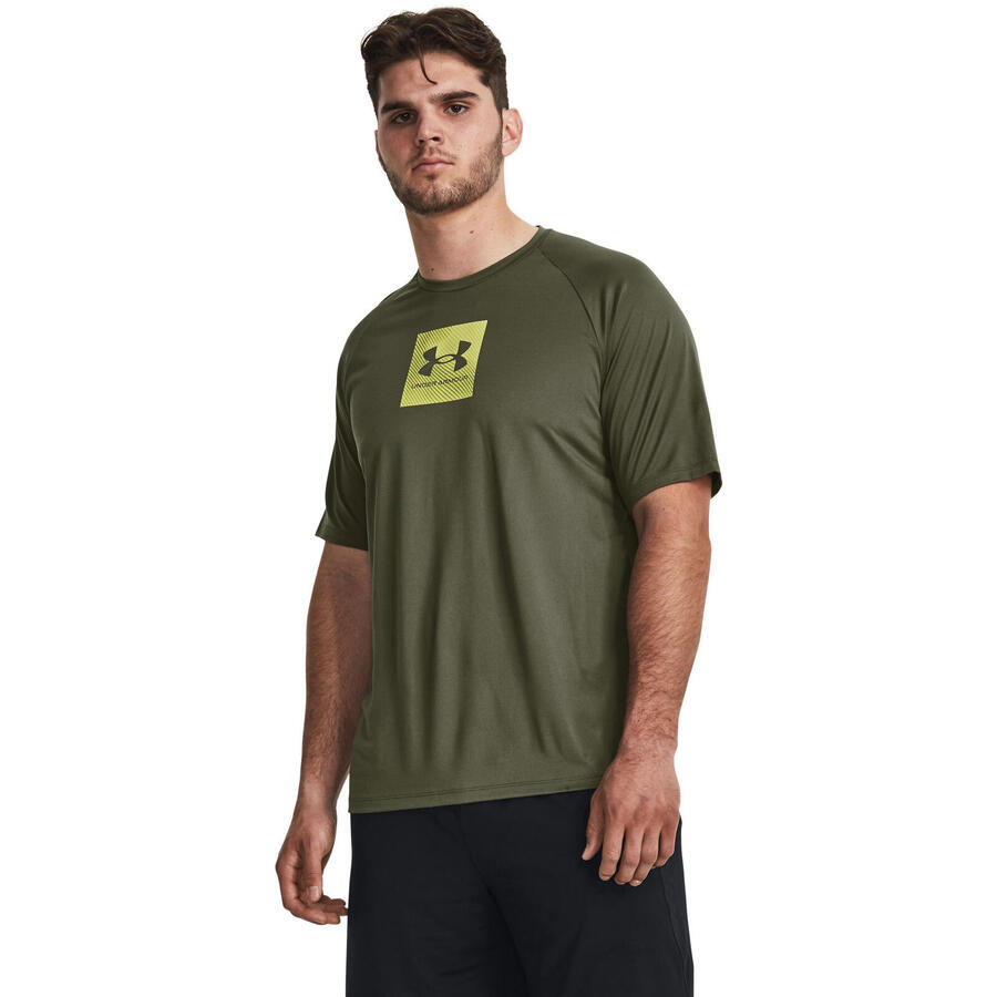 UNDER ARMOUR Футболка Under Armor Tech Print Fill с коротким рукавом 1380785, зелёная, мужская
UNDER ARMOUR Футболка Under Armor Tech Print Fill с коротким рукавом 1380785, зелёная, мужская