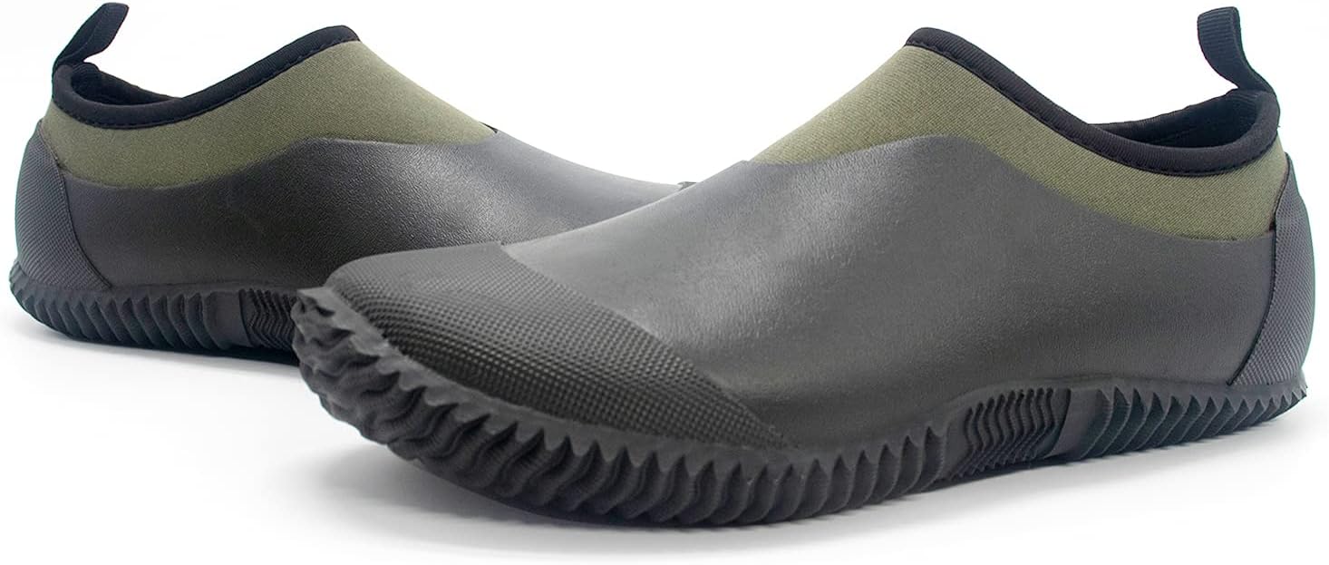 Мужские садовые сапоги SWIFTFROG - водонепроницаемые ботинки на мягкой подошве до щиколотки, резиновые дождевые сапоги для мужчин и женщин, для активного отдыха на природе, кемпинга и садоводства, зеленый
Мужские садовые сапоги SWIFTFROG - водонепроницаемые ботинки на мягкой подошве до щиколотки, резиновые дождевые сапоги для мужчин и женщин, для активного отдыха на природе, кемпинга и садоводства, зеленый