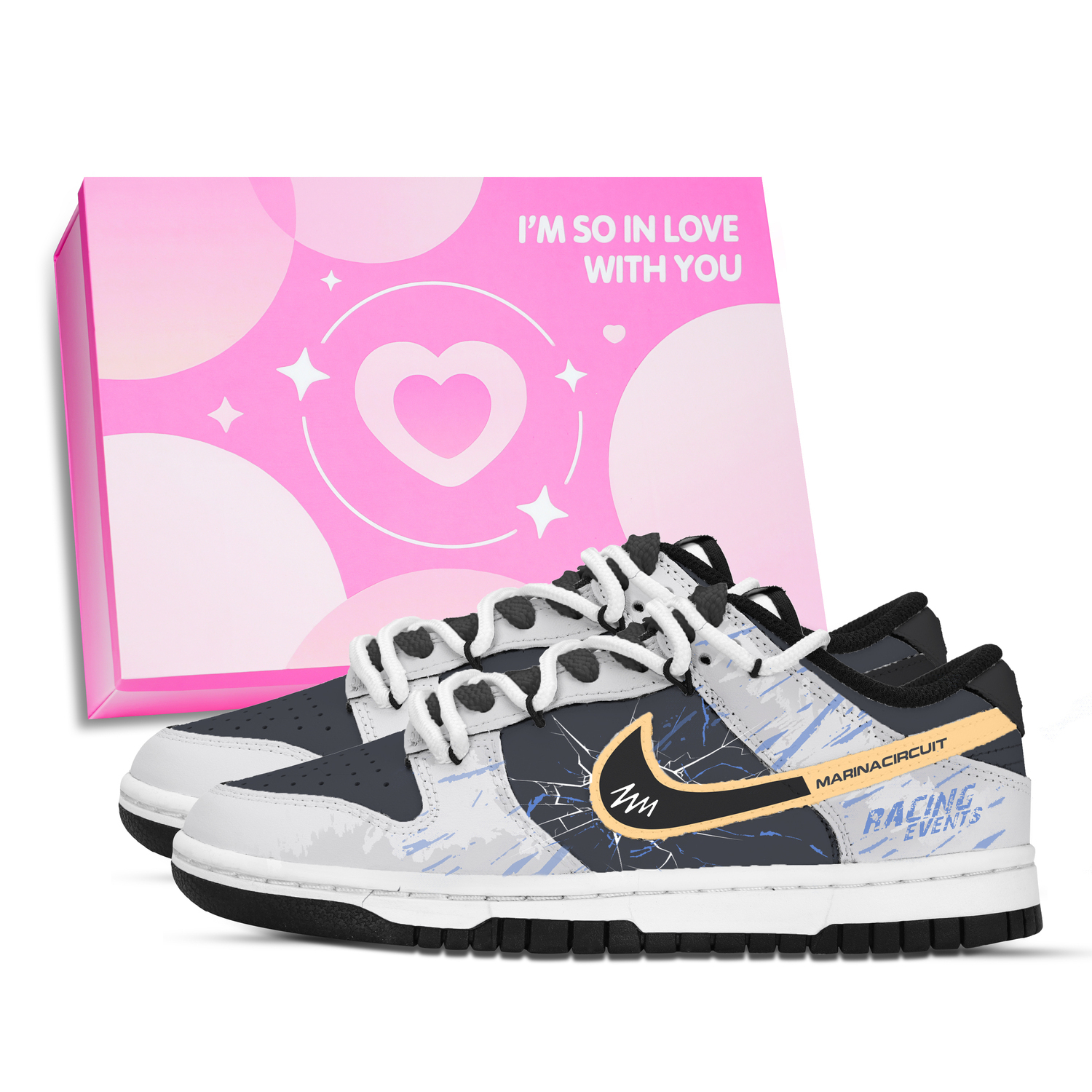 Nike Данк Экстрим Рейсинг розовые кроссовки устойчивые к истиранию лоу-топ скейтборд унисекс черные желтые серые, цвет Black Yellow Gray
Nike Данк Экстрим Рейсинг розовые кроссовки устойчивые к истиранию лоу-топ скейтборд унисекс черные желтые серые, цвет Black Yellow Gray