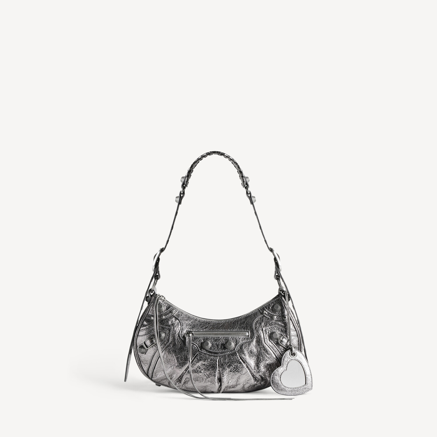 Женская небольшая серебристая сумка на плечо Le Cagole BALENCIAGA, серебряный
Женская небольшая серебристая сумка на плечо Le Cagole BALENCIAGA, серебряный