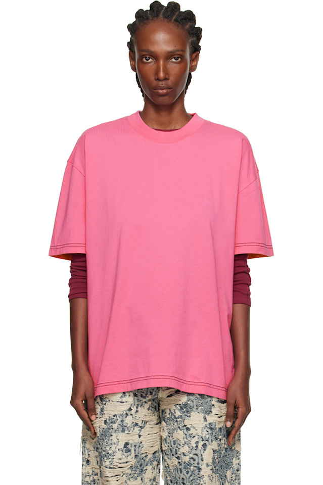 Футболка с логотипом Acne Studios, розовый
Футболка с логотипом Acne Studios, розовый