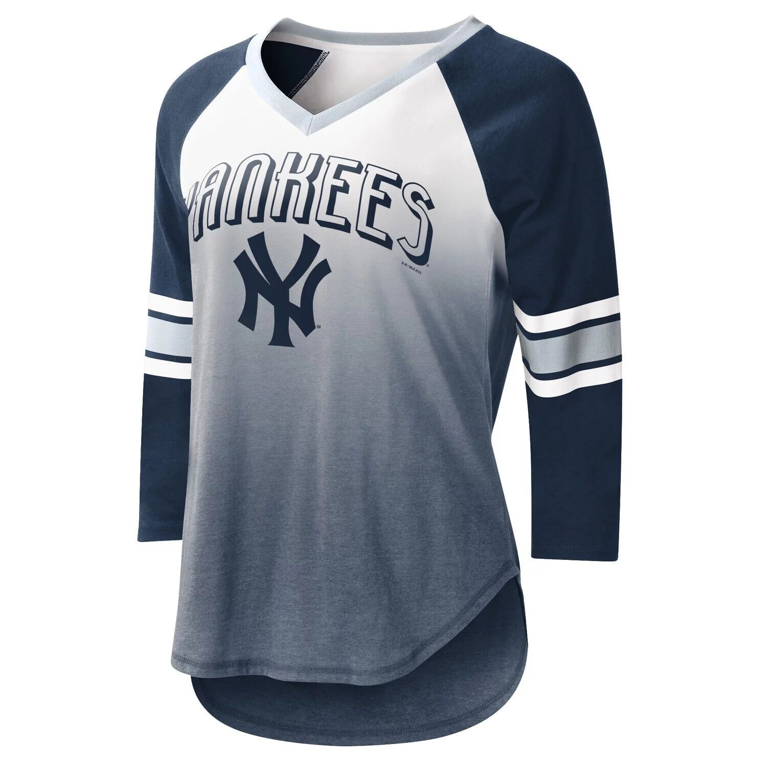 Женская футболка G-III 4Her by Carl Banks Бело-темно-синяя футболка New York Yankees реглан с рукавами 3/4 и v-образным вырезом G-III, Синий, Женская футболка G-III 4Her by Carl Banks Бело-темно-синяя футболка New York Yankees реглан с рукавами 3/4 и v-об
Женская футболка G-III 4Her by Carl Banks Бело-темно-синяя футболка New York Yankees реглан с рукавами 3/4 и v-образным вырезом G-III, Синий, Женская футболка G-III 4Her by Carl Banks Бело-темно-синяя футболка New York Yankees реглан с рукавами 3/4 и v-об