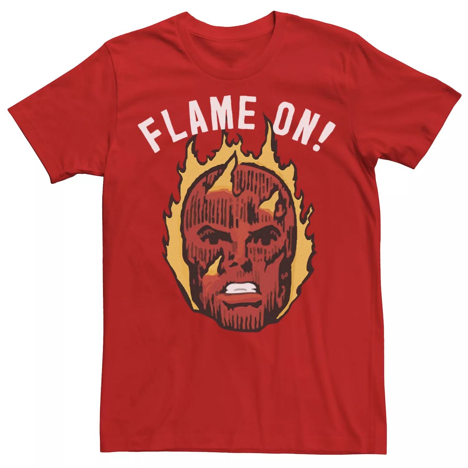 Мужская футболка Marvel Fantastic Four The Human Torch Flame с портретом Licensed Character
Мужская футболка Marvel Fantastic Four The Human Torch Flame с портретом Licensed Character