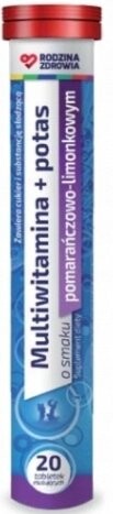 Rodzina Zdrowia, Мультивитамины + витамины калия, 20 таблеток.
Rodzina Zdrowia, Мультивитамины + витамины калия, 20 таблеток.