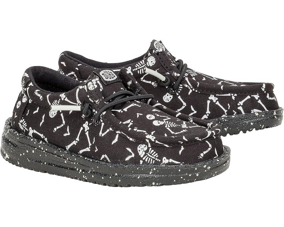 Кроссовки Hey Dude Kids Wally Skeletons, черный
Кроссовки Hey Dude Kids Wally Skeletons, черный