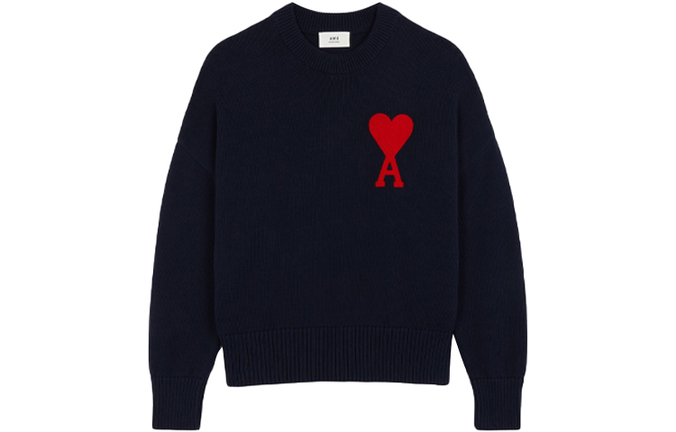 Ami Paris Ami De Coeur вязаный хлопковый свитер AMIPARIS, синий
Ami Paris Ami De Coeur вязаный хлопковый свитер AMIPARIS, синий