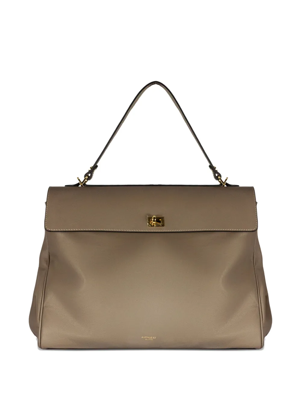 Кожаная сумка-тоут с поворотным замком Avenue 67, коричневый
Кожаная сумка-тоут с поворотным замком Avenue 67, коричневый