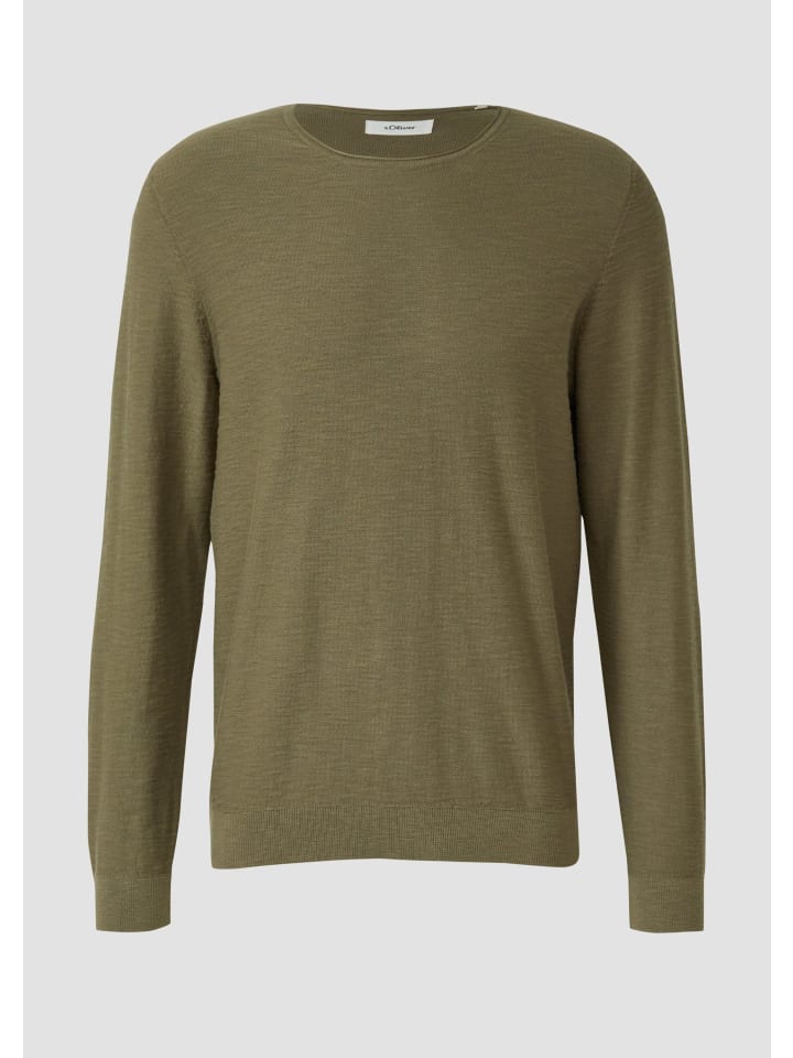 s.Oliver Вязаный свитер цвета 7853_оливково-зеленый
s.Oliver Вязаный свитер цвета 7853_оливково-зеленый