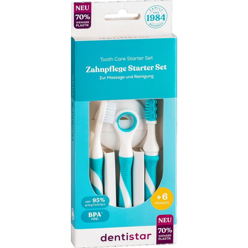 Стартовый набор для ухода за зубами из 4 предметов Dentistar, 1 шт.
Стартовый набор для ухода за зубами из 4 предметов Dentistar, 1 шт.