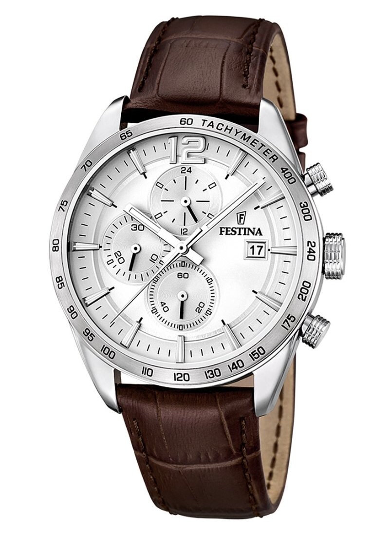 Хронограф Festina, серебристый цвет
Хронограф Festina, серебристый цвет