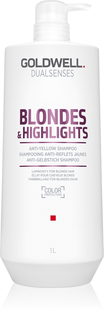 Шампунь Dualsenses Blondes & Highlights для светлых волос, нейтрализующий желтые оттенки Goldwell, 1000 мл
Шампунь Dualsenses Blondes & Highlights для светлых волос, нейтрализующий желтые оттенки Goldwell, 1000 мл