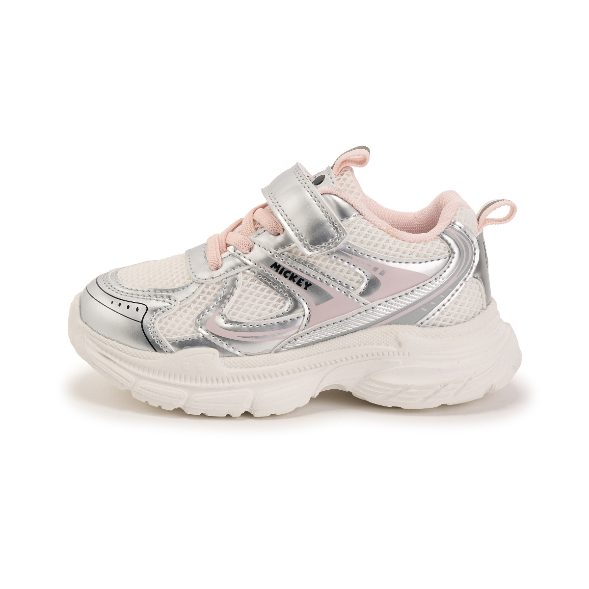 Детские повседневные кроссовки серии Mickey с противоскользящей подошвой, амортизирующей, износостойкой, дышащей подошвой Disney, серебряный/розовый
Детские повседневные кроссовки серии Mickey с противоскользящей подошвой, амортизирующей, износостойкой, дышащей подошвой Disney, серебряный/розовый