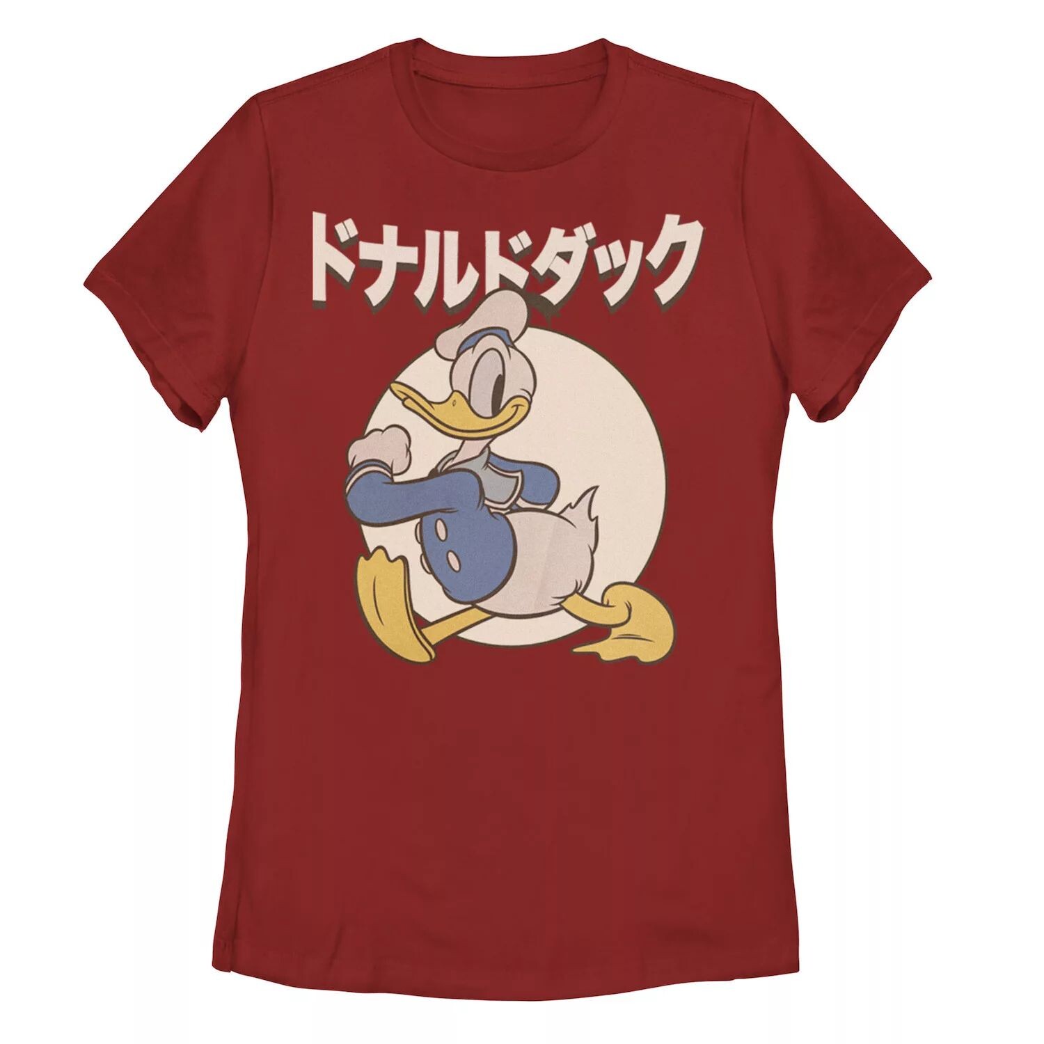 Футболка Disney's Donald Duck Juniors с графическим рисунком кандзи в виде круга Licensed Character
Футболка Disney's Donald Duck Juniors с графическим рисунком кандзи в виде круга Licensed Character