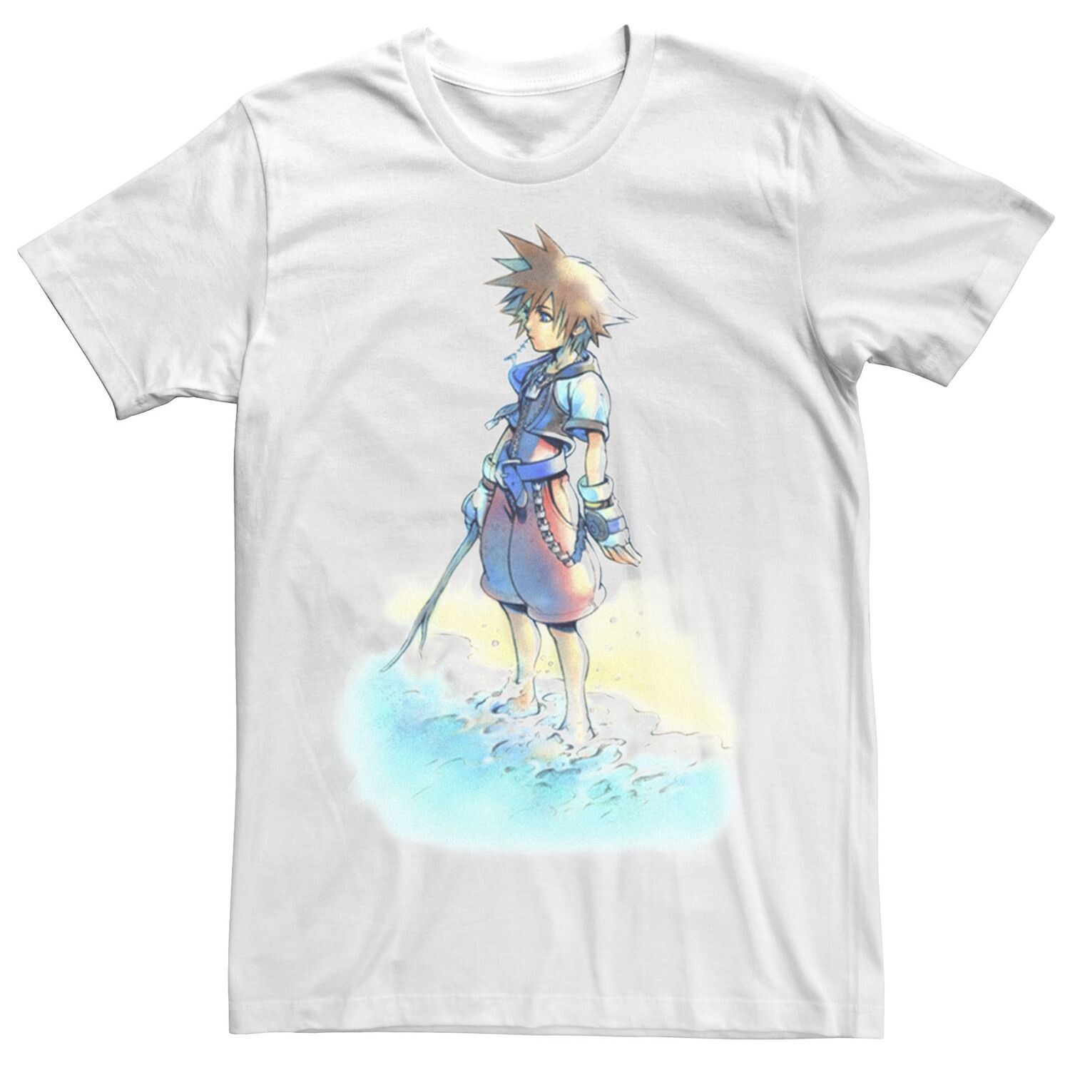Мужская футболка Kingdom Hearts Beach Sora с плакатом Licensed Character
Мужская футболка Kingdom Hearts Beach Sora с плакатом Licensed Character