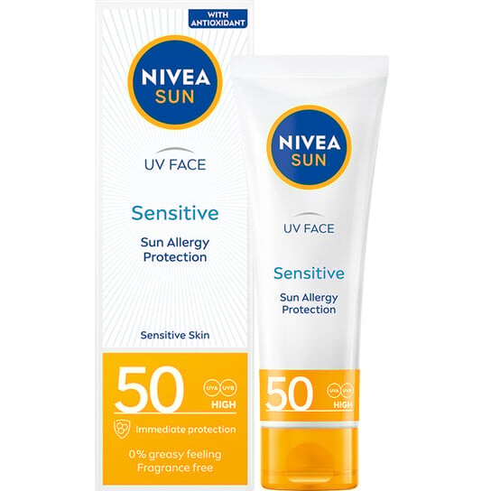 Увлажняющий спрей-лосьон для загара Spf 50, 200 мл Nivea Sun
Увлажняющий спрей-лосьон для загара Spf 50, 200 мл Nivea Sun
