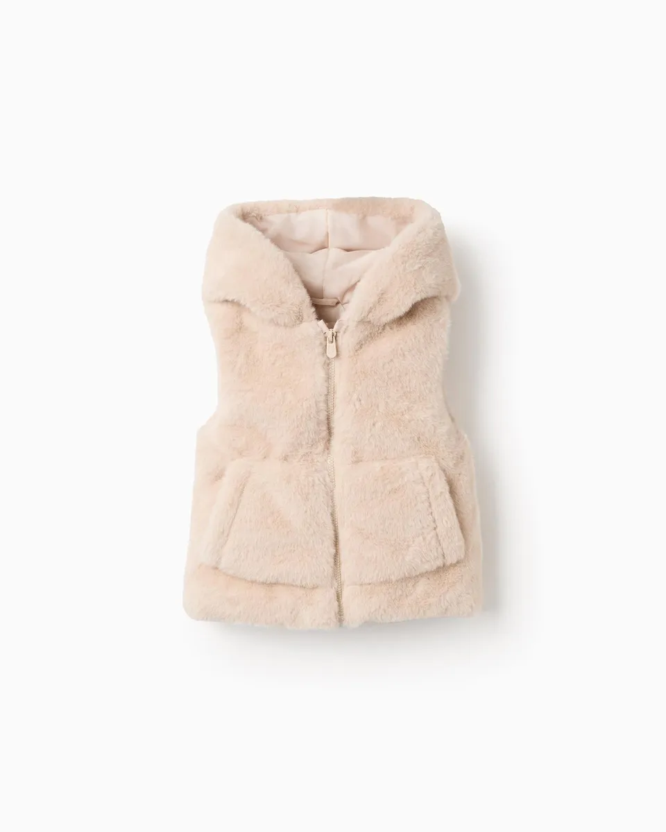 Мягкая детская жилетка с капюшоном Zippy, бежевый
Мягкая детская жилетка с капюшоном Zippy, бежевый