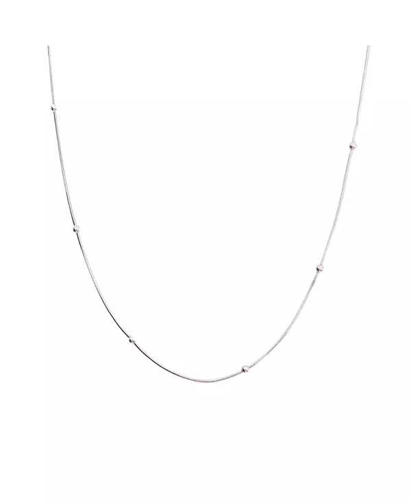 Итальянское колье-спутник из стерлингового серебра с цепочкой из бусин Spero London, silver
Итальянское колье-спутник из стерлингового серебра с цепочкой из бусин Spero London, silver