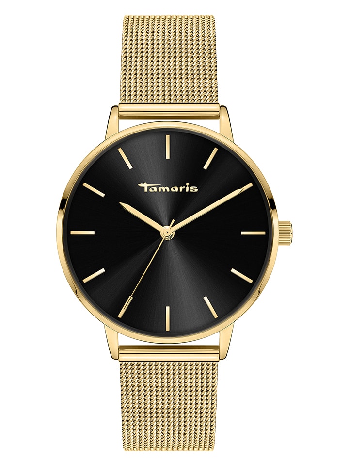 Tamaris Кварцевые часы в золотисто-черном цвете
Tamaris Кварцевые часы в золотисто-черном цвете