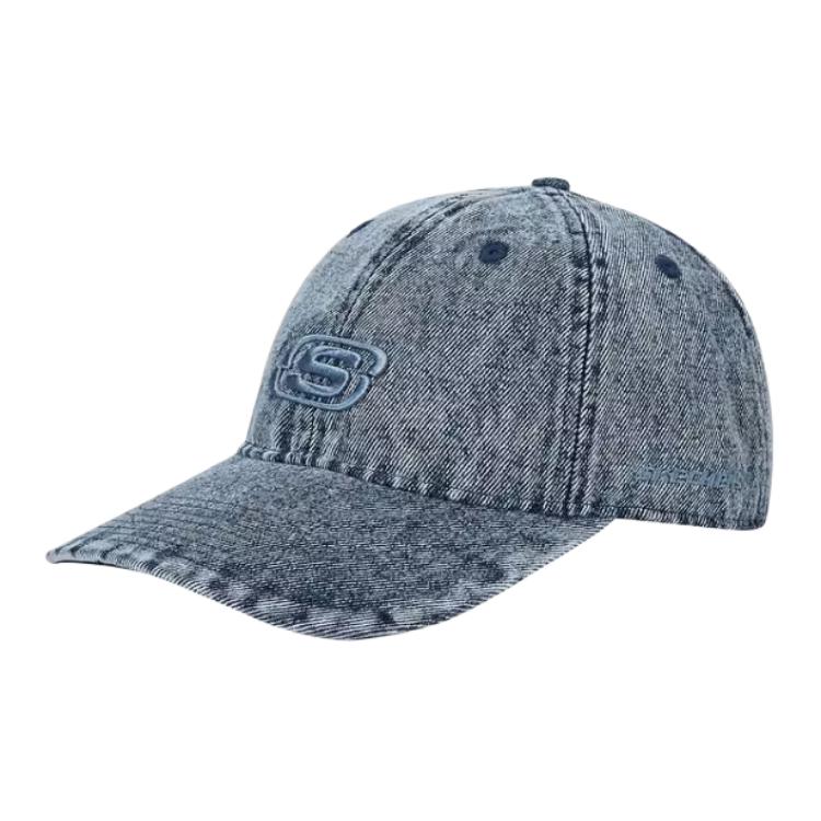 Бейсболка унисекс цвета индиго Skechers
Бейсболка унисекс цвета индиго Skechers