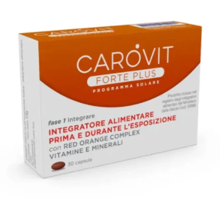 Carovit Forte Plus Solar Program, 30 капсул, добавка до и после пребывания на солнце
Carovit Forte Plus Solar Program, 30 капсул, добавка до и после пребывания на солнце