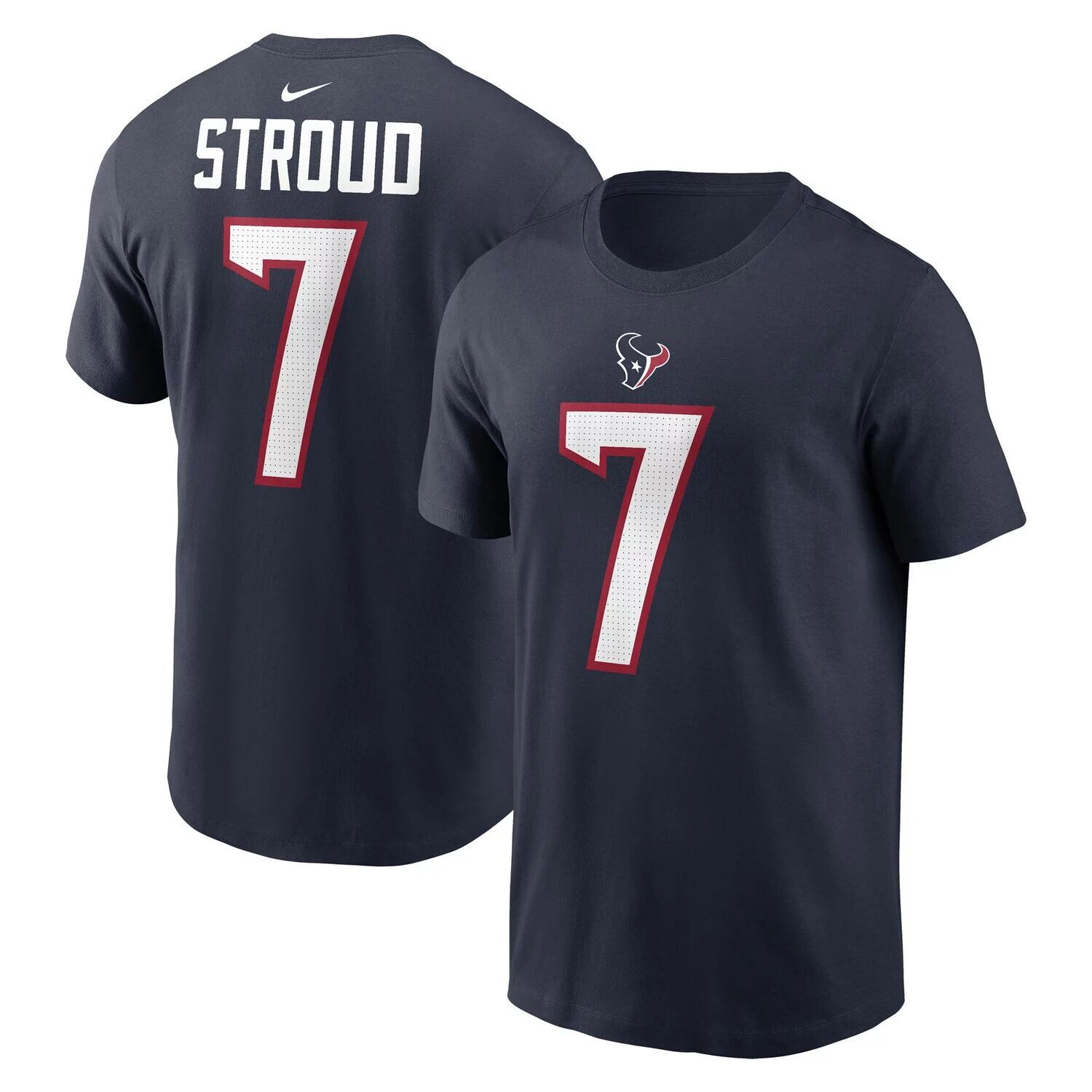 Мужская футболка темно-синего цвета с именем и номером игрока CJ Stroud Houston Texans драфта НФЛ 2023 года в первом раунде Nike, Синий, Мужская футболка темно-синего цвета с именем и номером игрока CJ Stroud Houston Texans драфта НФЛ 2023 года в первом р
Мужская футболка темно-синего цвета с именем и номером игрока CJ Stroud Houston Texans драфта НФЛ 2023 года в первом раунде Nike, Синий, Мужская футболка темно-синего цвета с именем и номером игрока CJ Stroud Houston Texans драфта НФЛ 2023 года в первом р