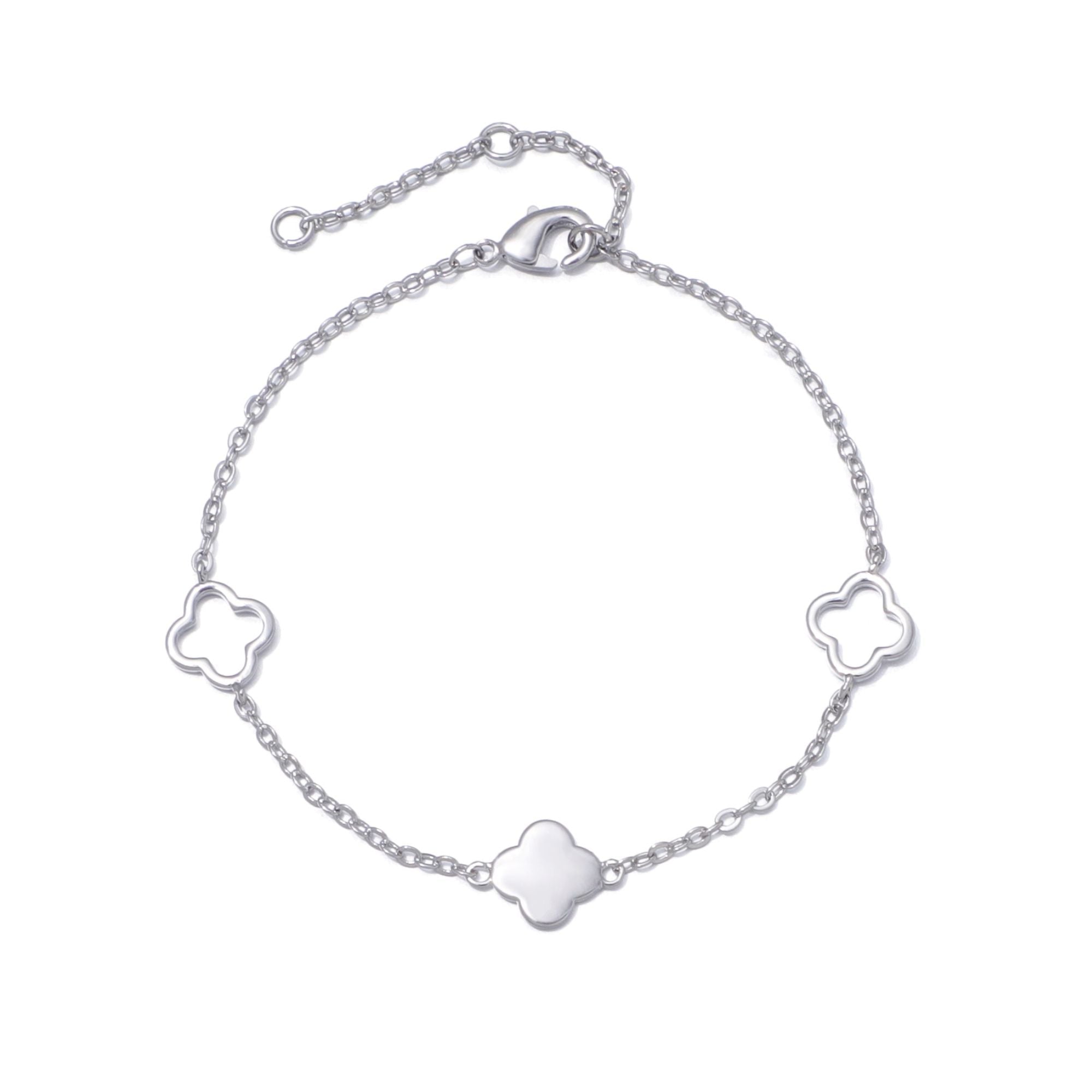 Посеребренный браслет «Клевер Станция» Adornia, серебряный
Посеребренный браслет «Клевер Станция» Adornia, серебряный
