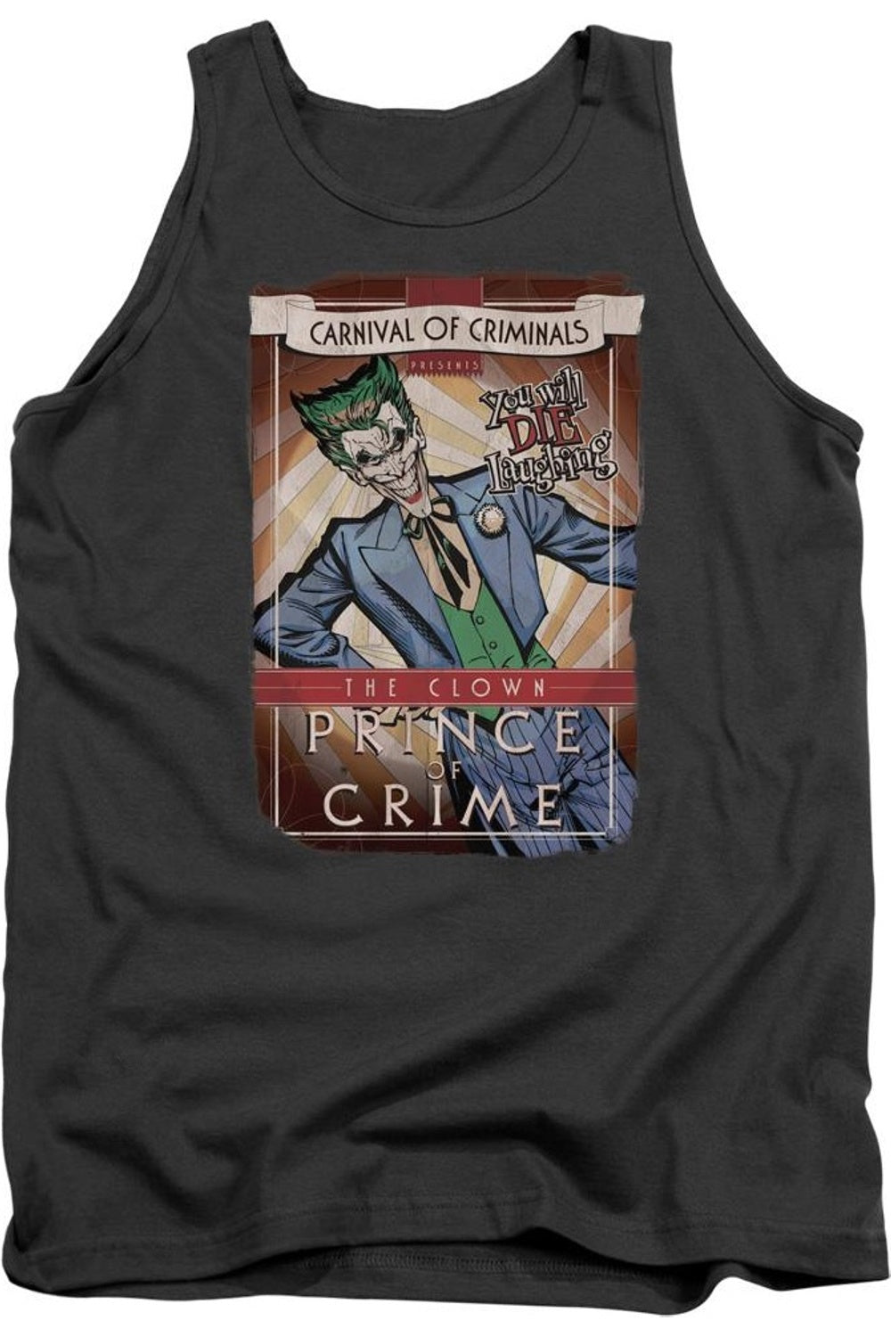 Бэтмен Клоун Принц Взрослый Майка Gildan, цвет charcoal
Бэтмен Клоун Принц Взрослый Майка Gildan, цвет charcoal