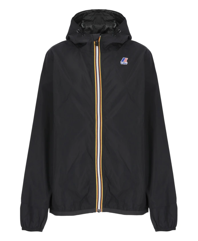 Черная водонепроницаемая куртка с капюшоном и логотипом. K-Way, черный
Черная водонепроницаемая куртка с капюшоном и логотипом. K-Way, черный