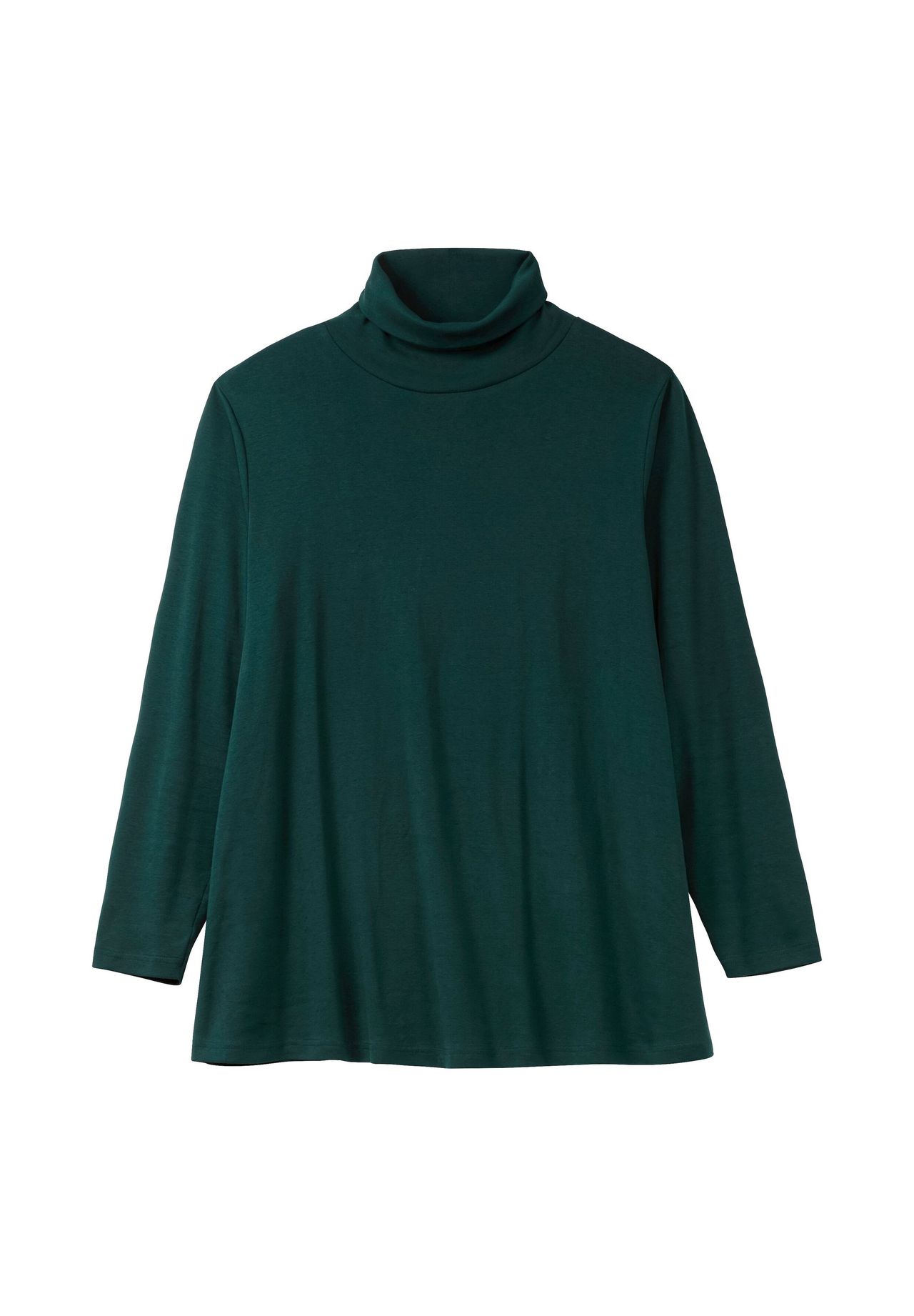 Рубашка с длинными рукавами и водолазкой, А-силуэт Sheego, темно-зеленый
Рубашка с длинными рукавами и водолазкой, А-силуэт Sheego, темно-зеленый