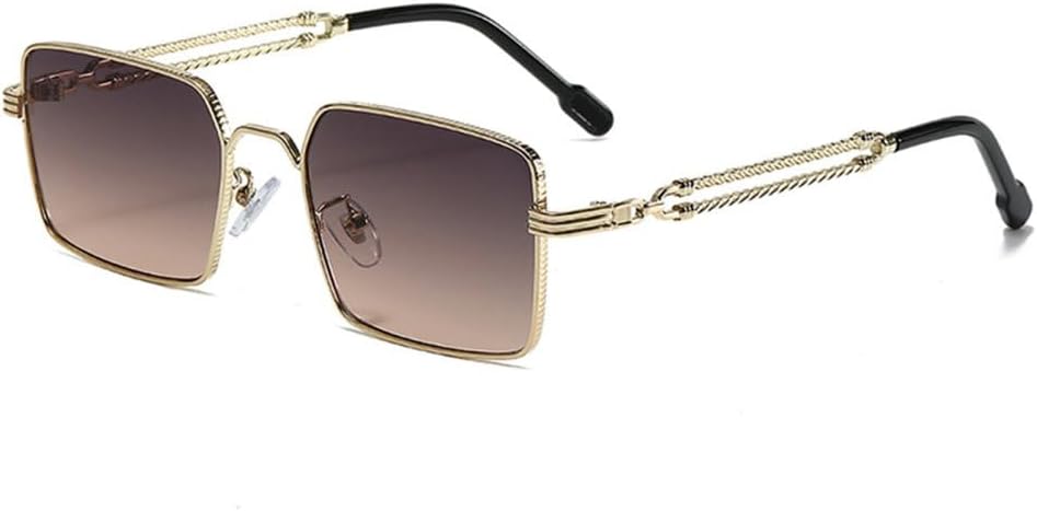 Ретро металлические солнцезащитные очки для женщин класса люкс с защитой от УФ-излучения UV400, модные солнцезащитные очки для мужчин с градиентным переходом цвета TYUVIVO, Golden Grey Tea
Ретро металлические солнцезащитные очки для женщин класса люкс с защитой от УФ-излучения UV400, модные солнцезащитные очки для мужчин с градиентным переходом цвета TYUVIVO, Golden Grey Tea