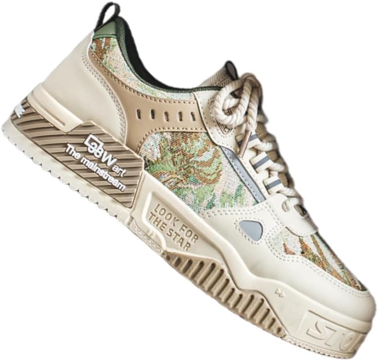 Мужские повседневные спортивные кроссовки с толстой подошвой и противоскользящей подошвой - легкие и дышащие, подходят для активного отдыха на улице, ежедневного использования и тренировок в спортзале Fmshi, зеленый
Мужские повседневные спортивные кроссовки с толстой подошвой и противоскользящей подошвой - легкие и дышащие, подходят для активного отдыха на улице, ежедневного использования и тренировок в спортзале Fmshi, зеленый