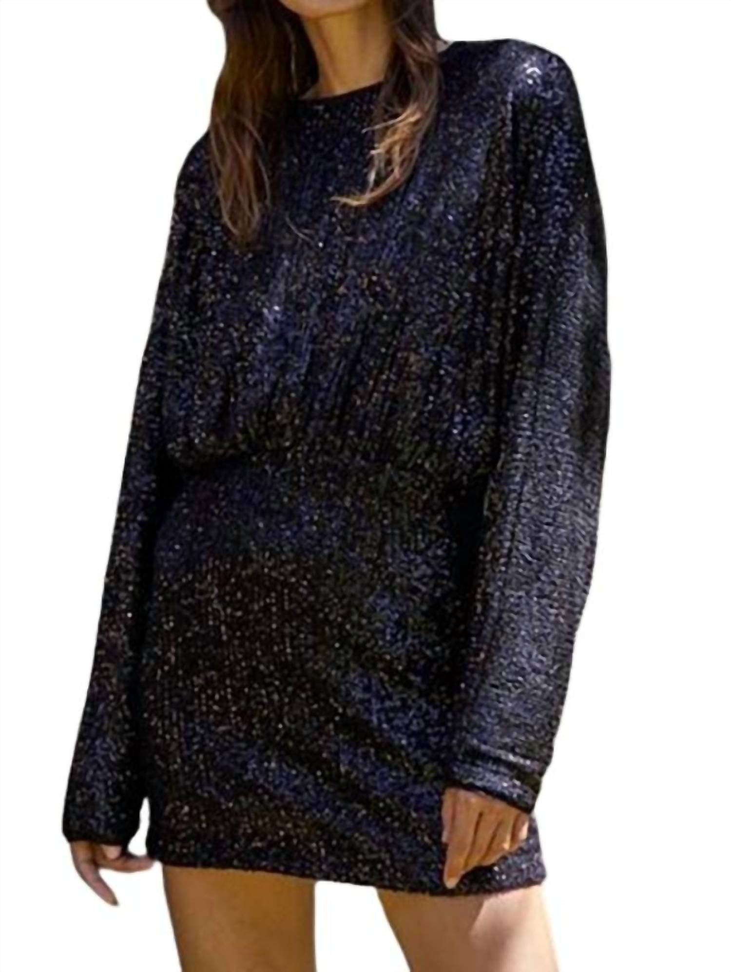 Женское черное платье с пайетками Nothing Better By Together
Женское черное платье с пайетками Nothing Better By Together