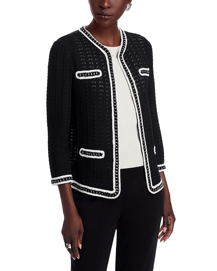 Вязаный жакет Misook, черный
Вязаный жакет Misook, черный