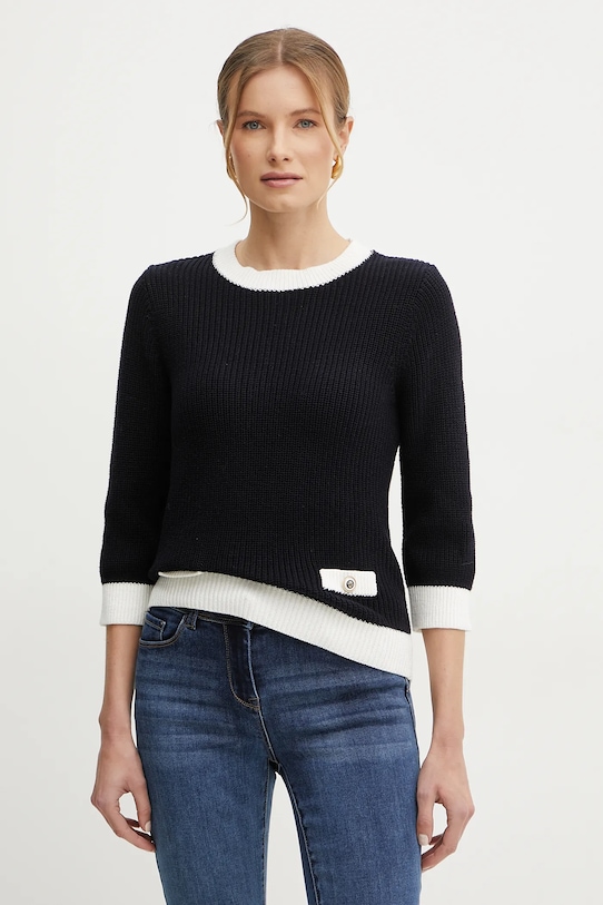 Хлопковый свитер Morgan, темно-синий
Хлопковый свитер Morgan, темно-синий