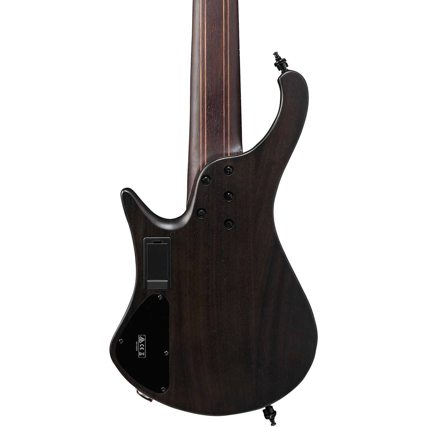 Ibanez EHB1506MS 6-струнная мультимензурная эргономичная безголовая бас-гитара Black Ice Flat