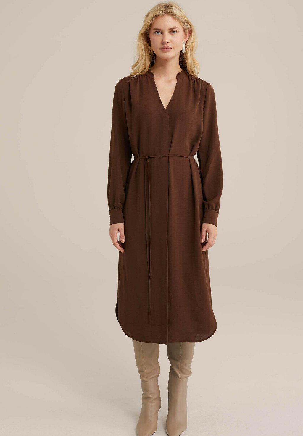 Повседневное платье WE Fashion, коричневый
Повседневное платье WE Fashion, коричневый